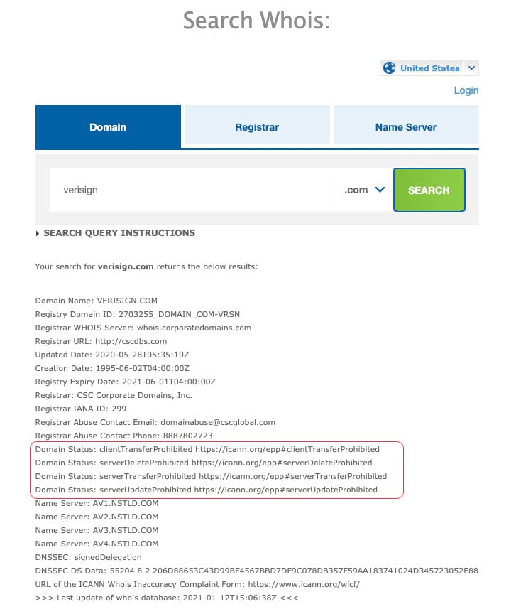 WHOis Domain Name Search