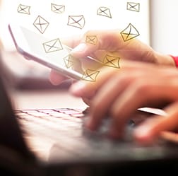 Use a business email address instead of free service